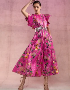 Outlet Cynthia Rowley Malta Kaftan PNKFL