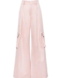 Fashion Cynthia Rowley Marbella Cotton Cargo Pant PINK