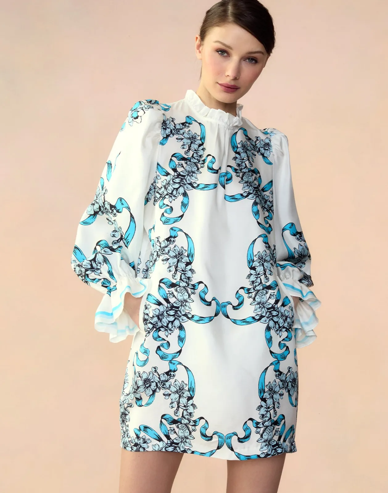 Clearance Cynthia Rowley Marseille Shift Dress WTBLU