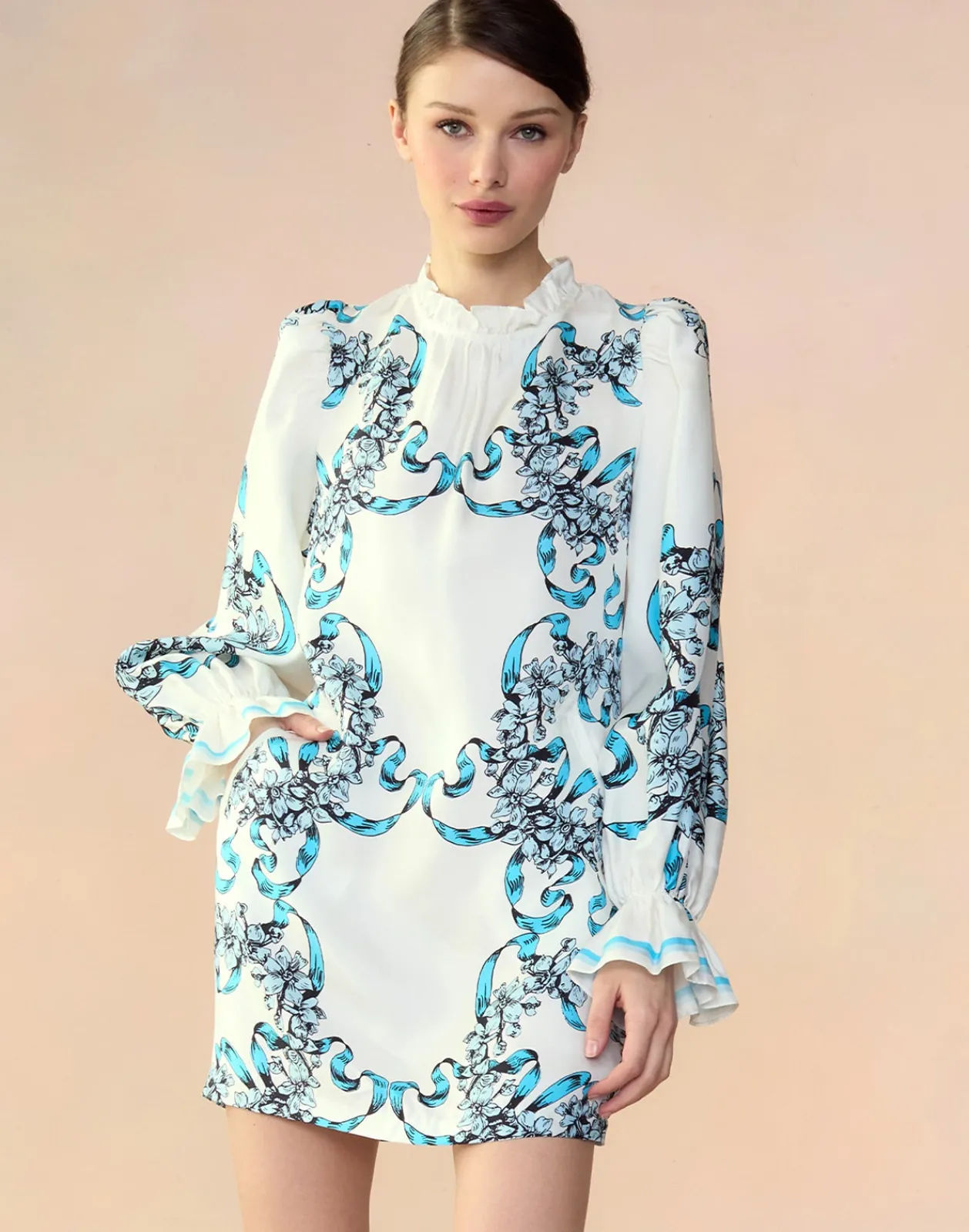 Clearance Cynthia Rowley Marseille Shift Dress WTBLU