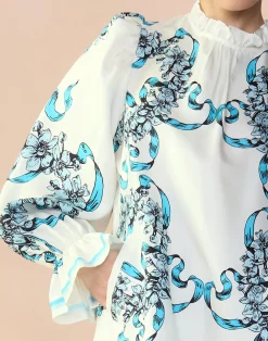 Clearance Cynthia Rowley Marseille Shift Dress WTBLU