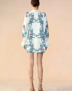 Clearance Cynthia Rowley Marseille Shift Dress WTBLU