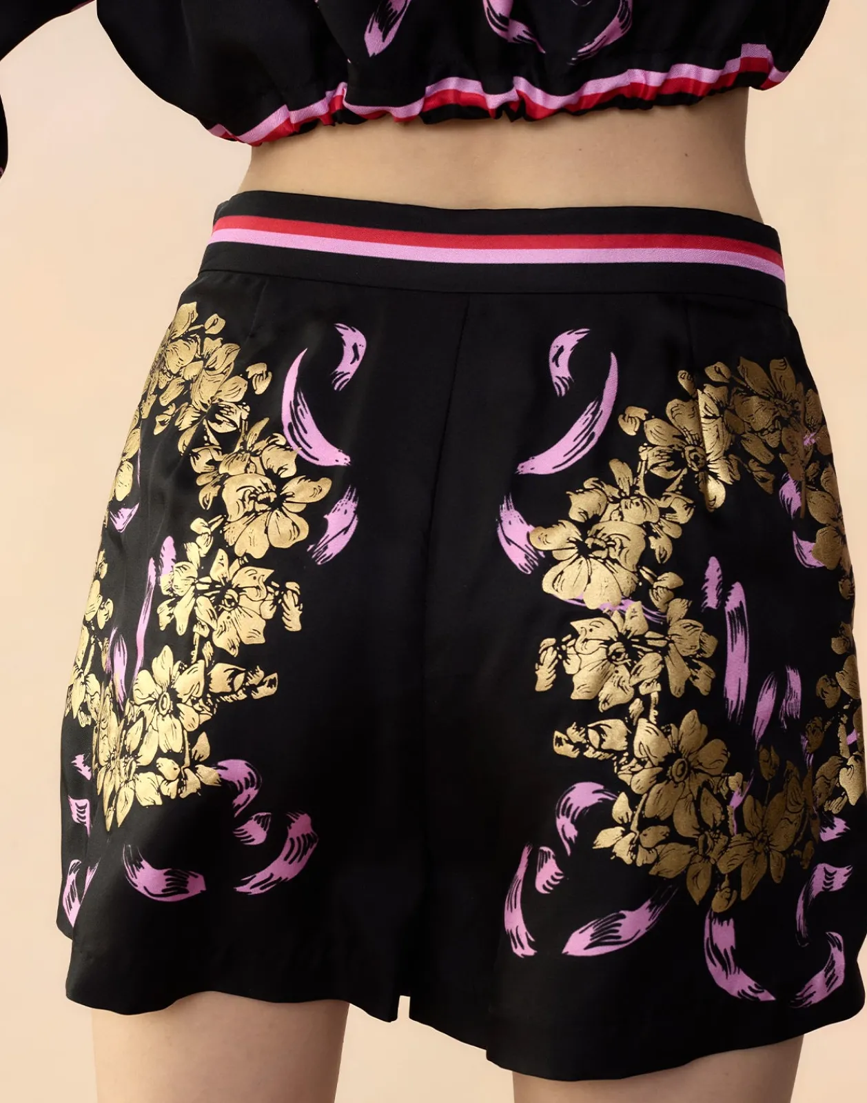 Sale Cynthia Rowley Marseille Shorts BLKGD