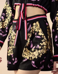 Sale Cynthia Rowley Marseille Shorts BLKGD