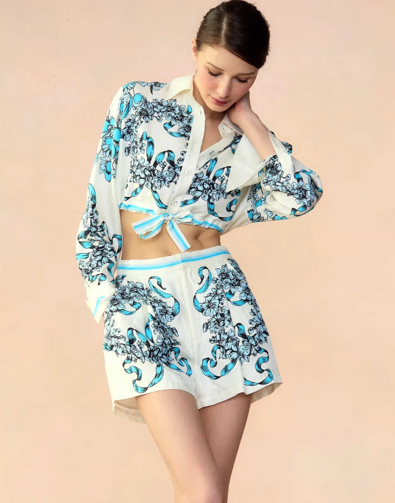 Best Cynthia Rowley Marseille Shorts WTBLU