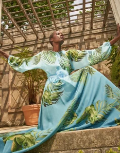 Clearance Cynthia Rowley Messina Silk Dress BLUMLT