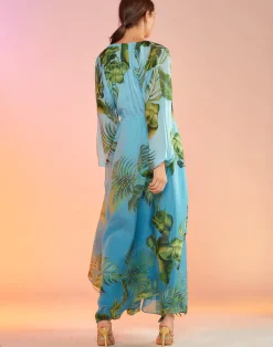 Clearance Cynthia Rowley Messina Silk Dress BLUMLT