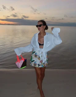 Hot Cynthia Rowley Mini Colorblock Nylon Tote MULTI