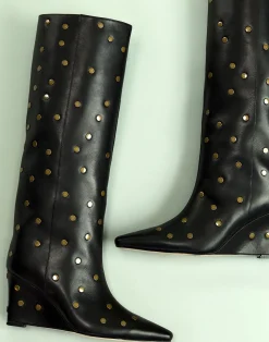 Hot Cynthia Rowley Nailed It Wedge Boot BLACK