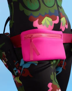 New Cynthia Rowley Neoprene Belt Bag HTPNK