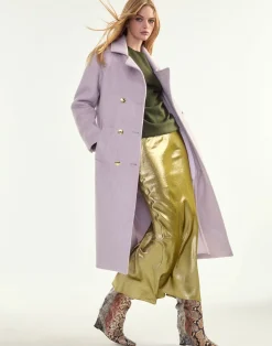 Hot Cynthia Rowley Noa Wool Trench Coat LVNDR