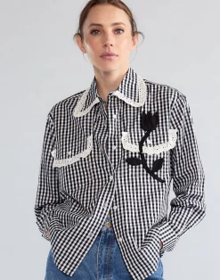 Sale Cynthia Rowley Not My First Rodeo Shirt BWGNH