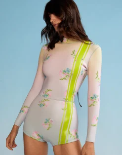 Online Cynthia Rowley Ombre Floral Wetsuit YPBOMB