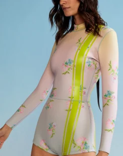 Online Cynthia Rowley Ombre Floral Wetsuit YPBOMB
