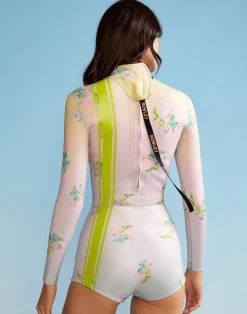Online Cynthia Rowley Ombre Floral Wetsuit YPBOMB