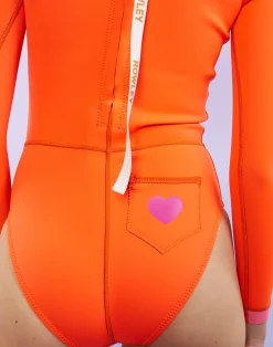 Clearance Cynthia Rowley Orange Crush Wetsuit ORNGE
