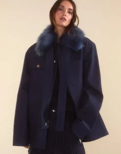 Outlet Cynthia Rowley Outward Bound Field Jacket Denim