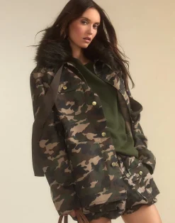 Outlet Cynthia Rowley Outward Bound Field Jacket GRNCAM