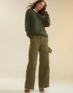 Outlet Cynthia Rowley Paige Painter Pant DRKGR