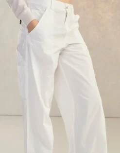 Fashion Cynthia Rowley Paige Painter Pant NATRL