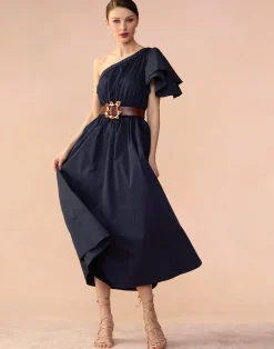 Online Cynthia Rowley Palma Dress Navy