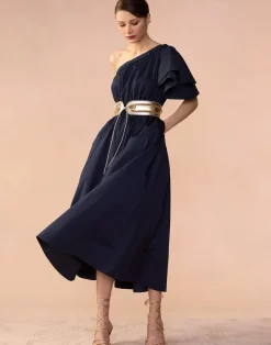 Online Cynthia Rowley Palma Dress Navy