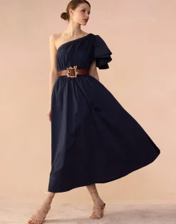 Online Cynthia Rowley Palma Dress Navy