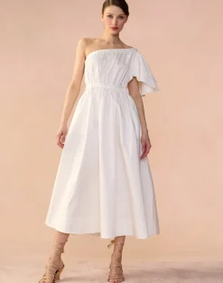 Clearance Cynthia Rowley Palma Dress White