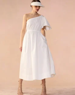 Clearance Cynthia Rowley Palma Dress White