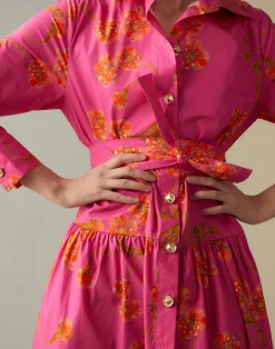 Outlet Cynthia Rowley Perennial Shirt Dress PNKFL