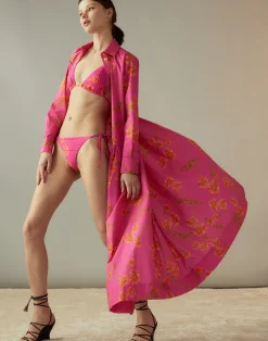 Outlet Cynthia Rowley Perennial Shirt Dress PNKFL