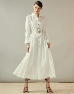 Online Cynthia Rowley Perennial Shirt Dress White