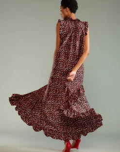 Discount Cynthia Rowley Piper Silk Dress BLRDPK