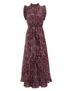 Discount Cynthia Rowley Piper Silk Dress BLRDPK