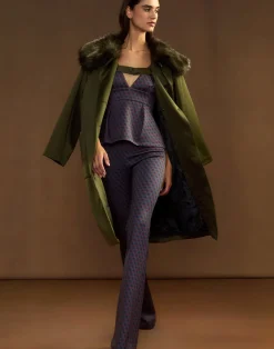 Discount Cynthia Rowley Polished Coat