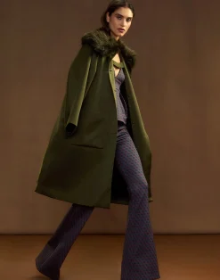 Discount Cynthia Rowley Polished Coat