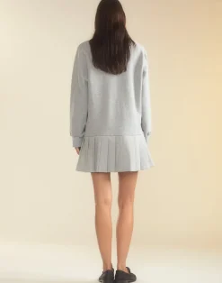 Outlet Cynthia Rowley Preston Kilt Sweatshirt Dress HGREY
