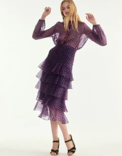 Outlet Cynthia Rowley Prim Silk Organza Skirt RDNVY