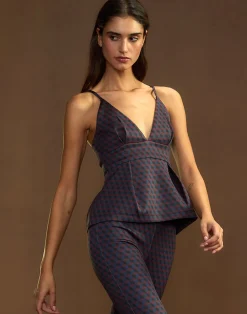 New Cynthia Rowley Rho Bonded Top RDNVY