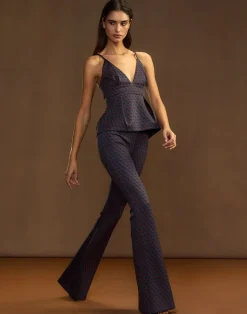 New Cynthia Rowley Rho Bonded Top RDNVY