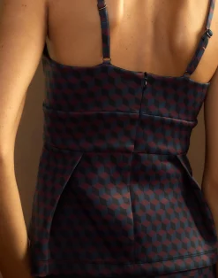 New Cynthia Rowley Rho Bonded Top RDNVY