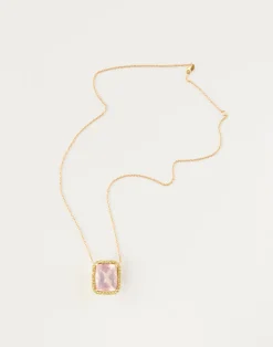 Hot Cynthia Rowley Rose Quartz and Peridot Pendant
