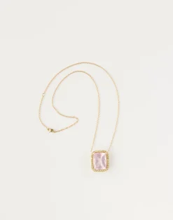 Hot Cynthia Rowley Rose Quartz and Peridot Pendant