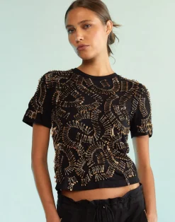 Hot Cynthia Rowley Safety First Tee BLACK