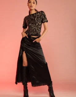 Hot Cynthia Rowley Safety First Tee BLACK