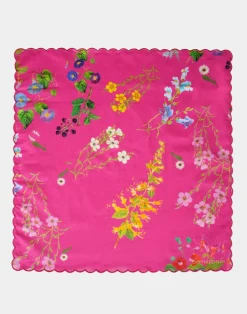 Hot Cynthia Rowley Scallop Embroidered Edge Dinner Napkin PNKFL