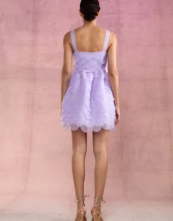 New Cynthia Rowley Scalloped Petal Mini Dress LVNDR