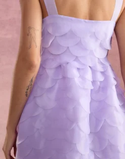 New Cynthia Rowley Scalloped Petal Mini Dress LVNDR