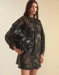 Hot Cynthia Rowley Second Nature Silk Taffeta Dress GRNCAM