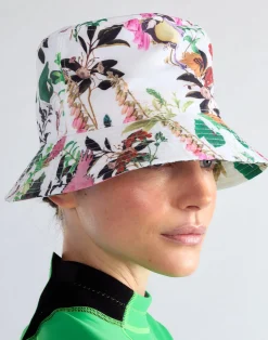Discount Cynthia Rowley Secret Garden Bucket Hat WHTMT